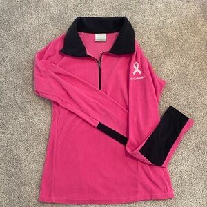 Columbia Pink and Black Women's Sweatshirt